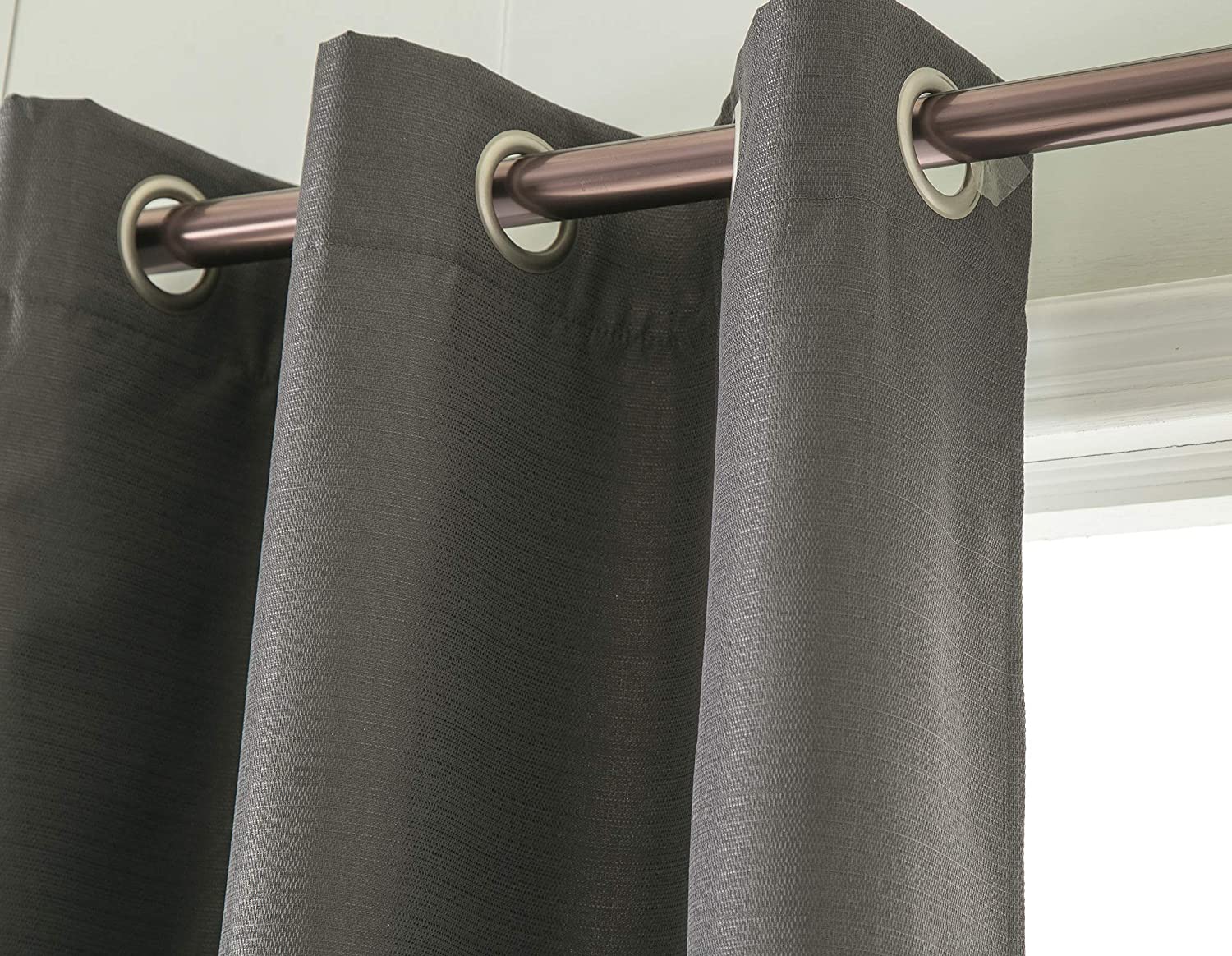 Belmar Jacquard 74 x 84 in. Room Darkening Grommet Curtain Panel Pair (Set of 2) - Linen Universe Co.