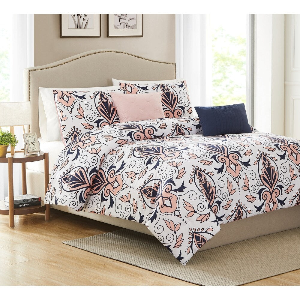 Jerome 5pc Reversible Comforter Set - Linen Universe Co.