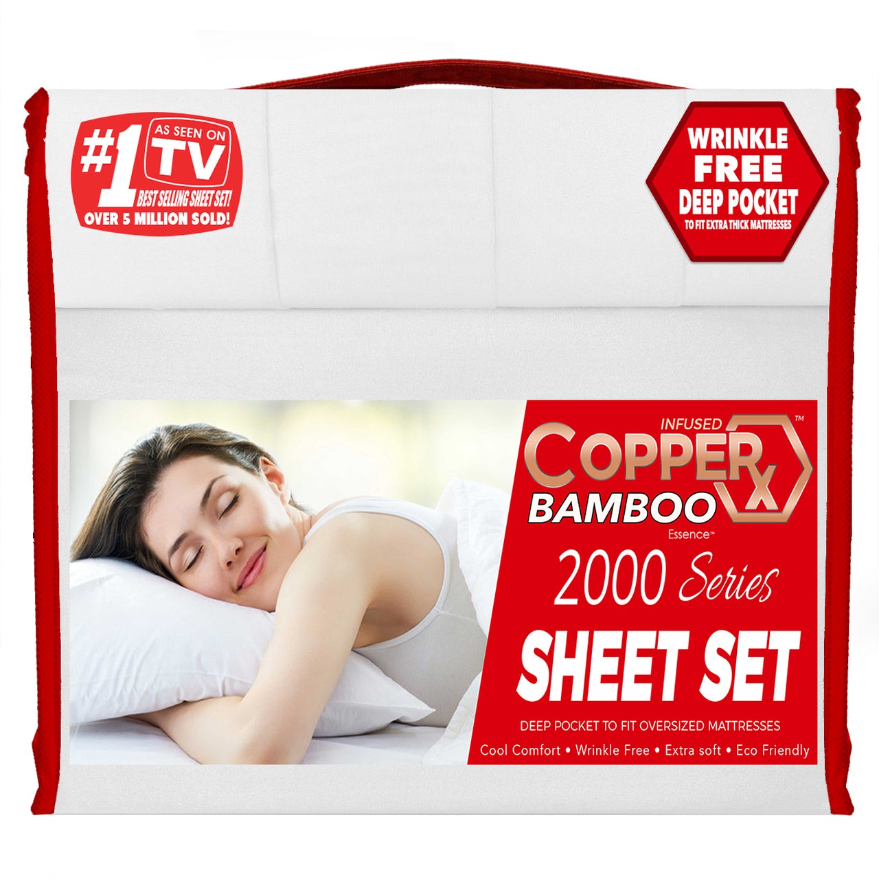 Copperx Essence 2000 Series 6 Piece Sheet Set - Linen Universe Co.