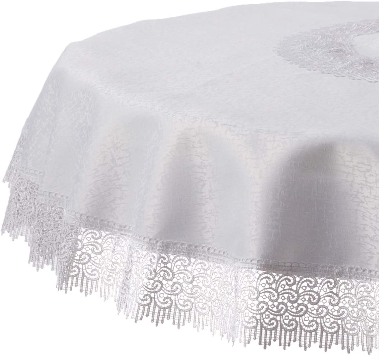 Violet Linen Treasure Lace Tablecloth - Linen Universe Co.