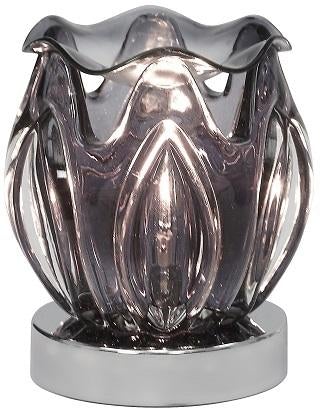 Aromar Glass Petal Oil Warmer- Electric Touch Lamp - Linen Universe Co.
