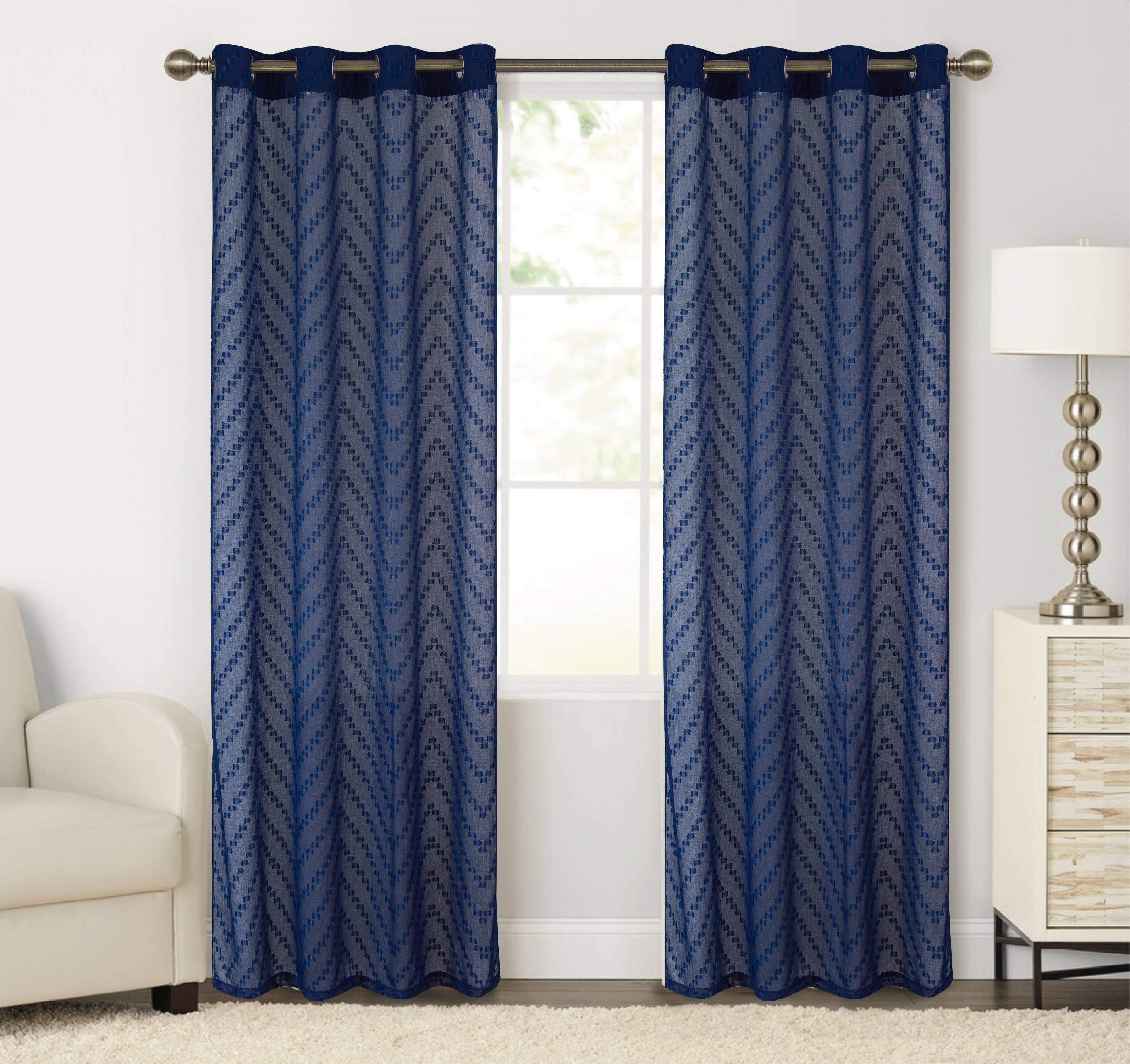 Chevy Clipped Grommet 54 x 84 in. Single Curtain Panel - Linen Universe Co.