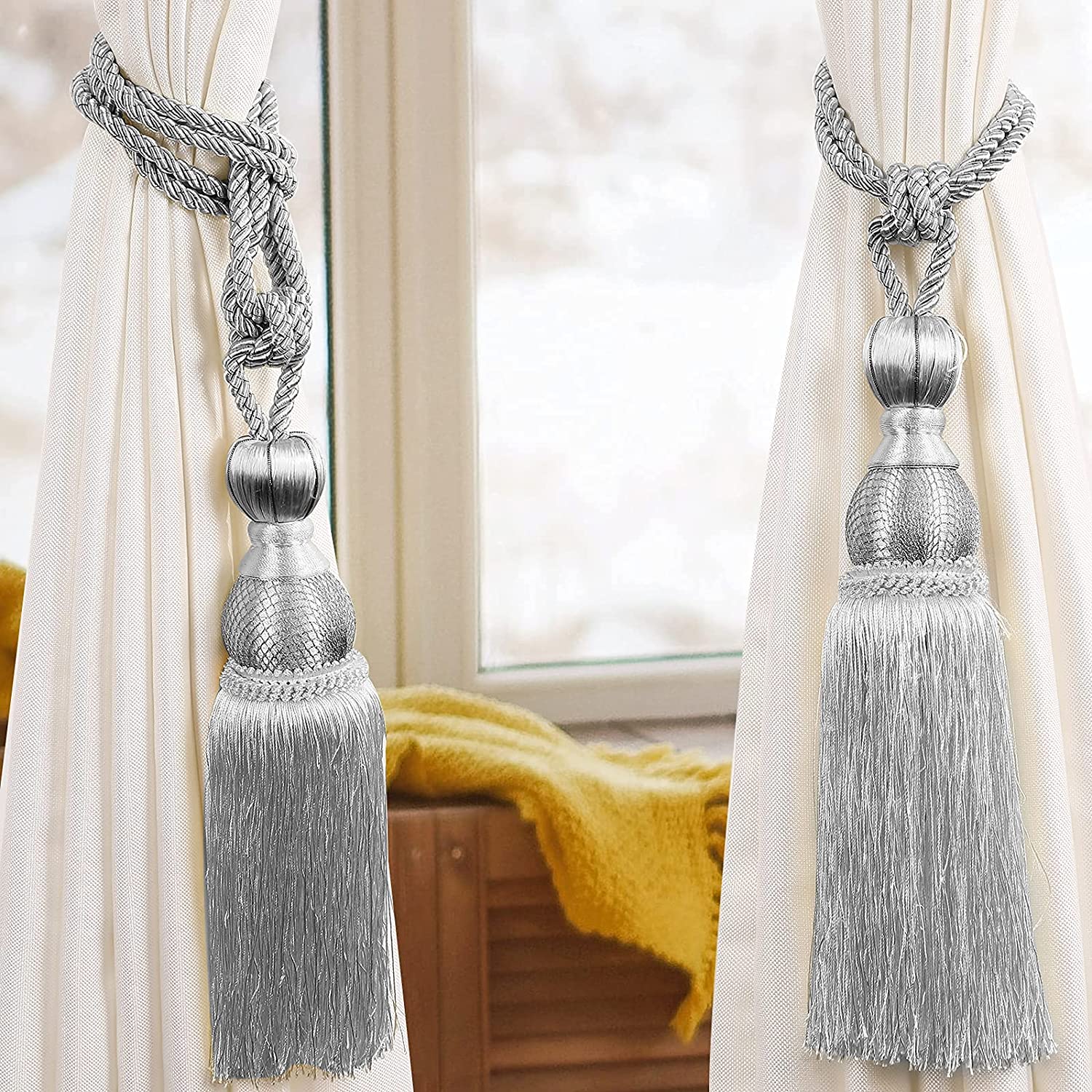 Adore the Decor Curtain Tieback Tassel Thalatha - (Set of 2) - Adore the Decor Co.