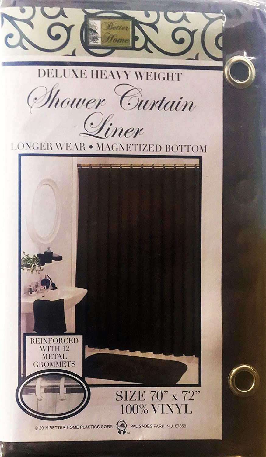 Deluxe Heavy Weight Shower Curtain Liner - 70" x 72"