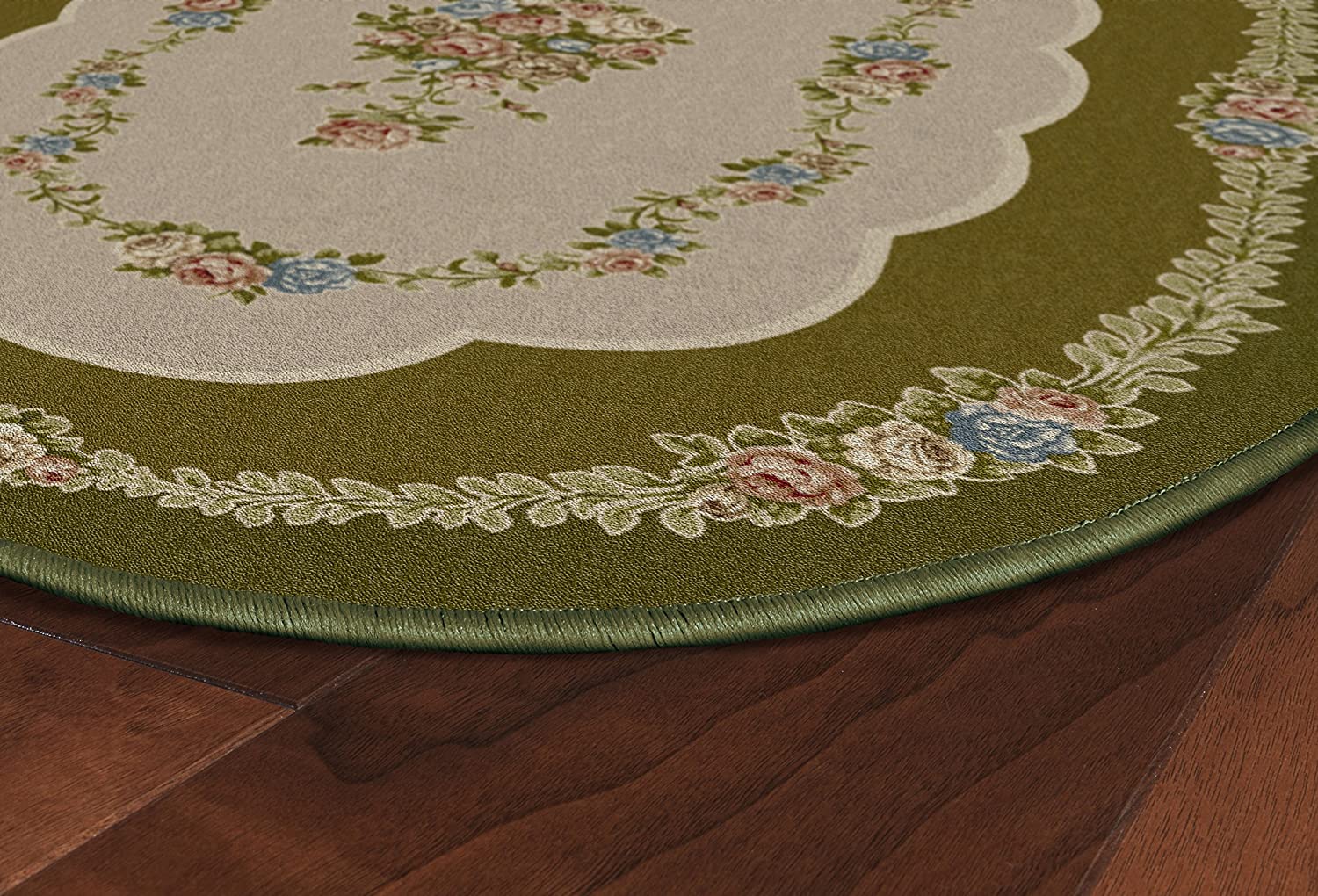 Brumlow Mills Rosewood Oval Area Rug - 5' x 8" - Linen Universe Co.