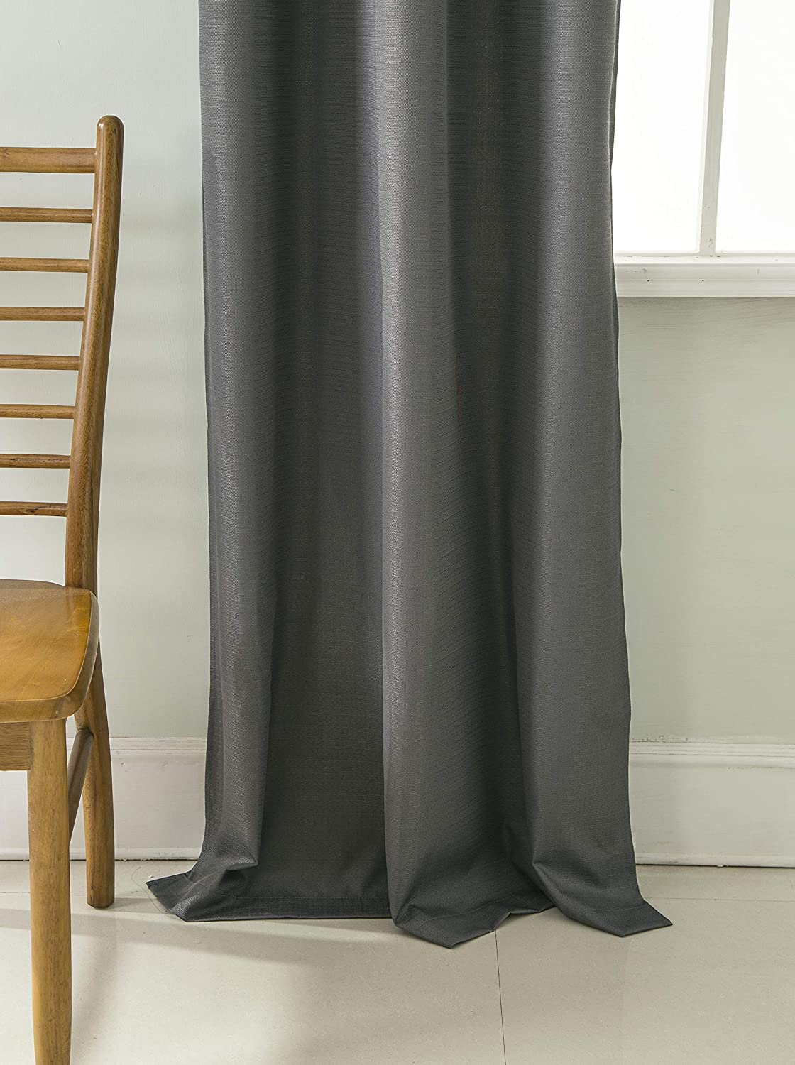 Belmar Jacquard 74 x 84 in. Room Darkening Grommet Curtain Panel Pair (Set of 2) - Linen Universe Co.
