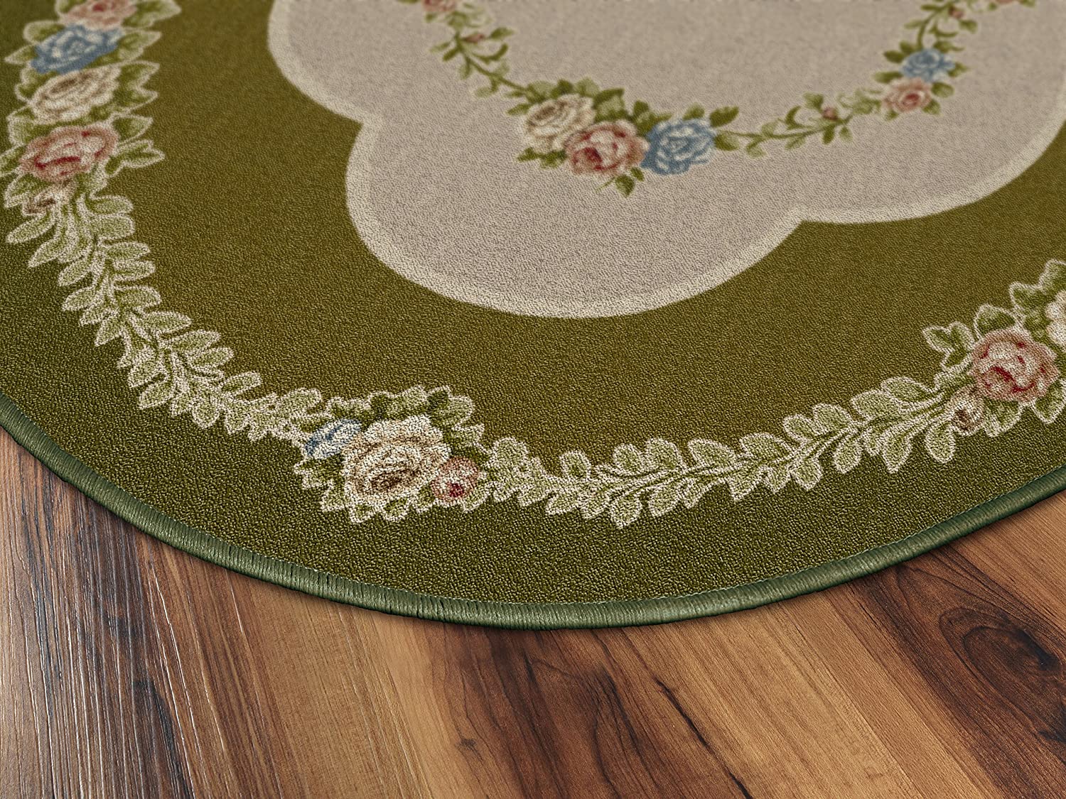 Brumlow Mills Rosewood Oval Area Rug - 5' x 8" - Linen Universe Co.