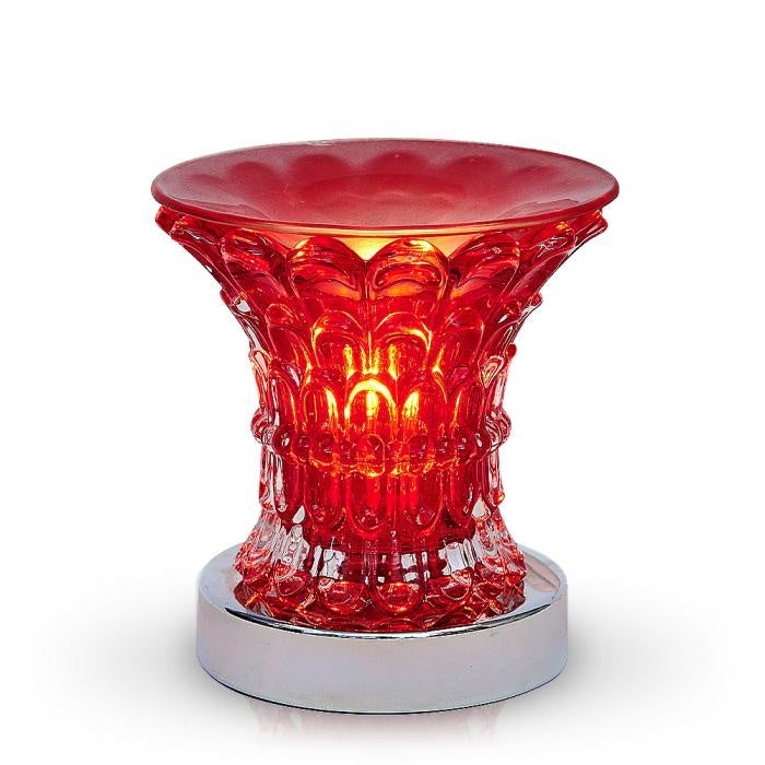 Aromar Glass Maze Oil Warmer- Electric Touch Lamp - Linen Universe Co.