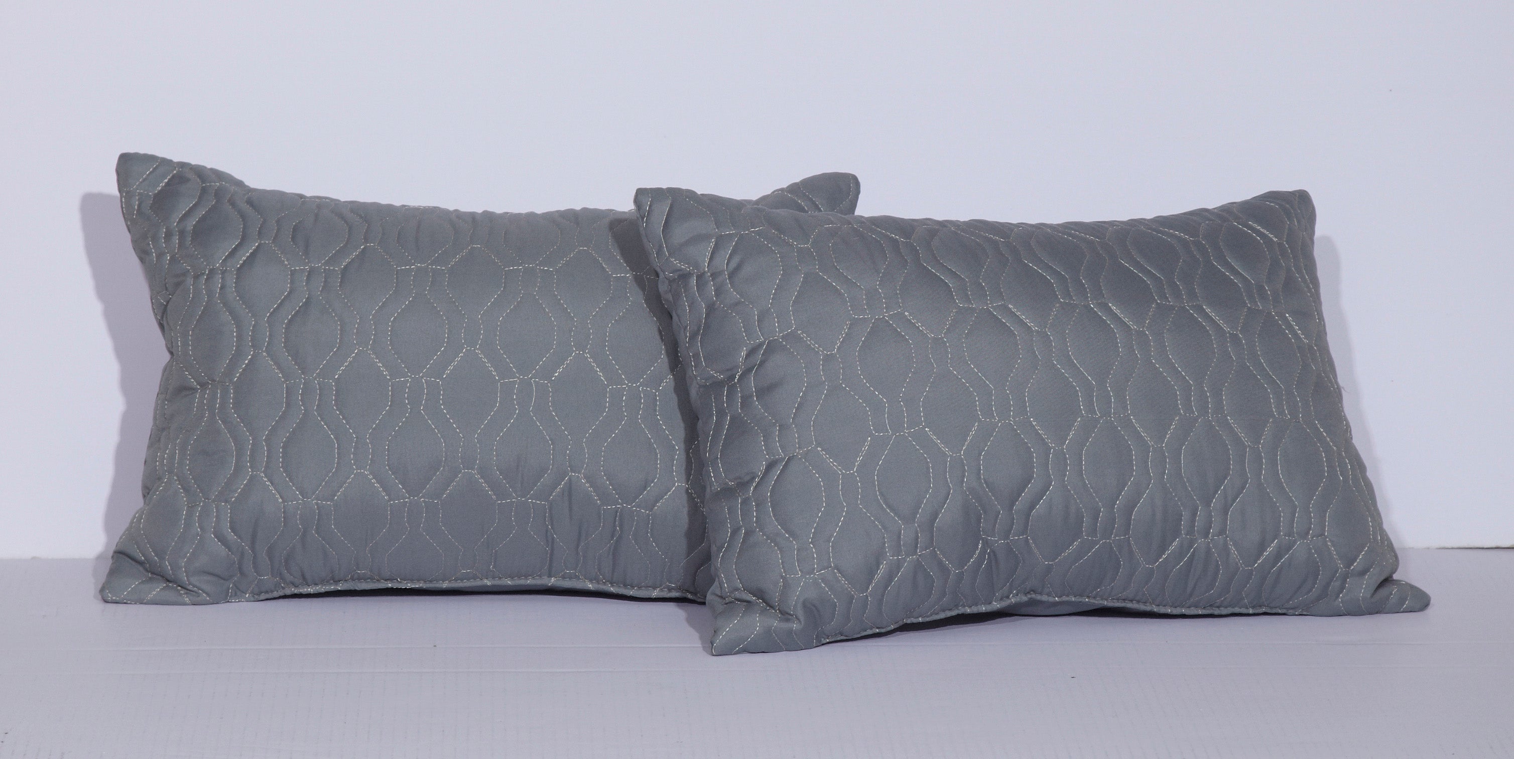Linen Universe Dacian-7 Piece Grey Geometric Comforter Set - Linen Universe Co.
