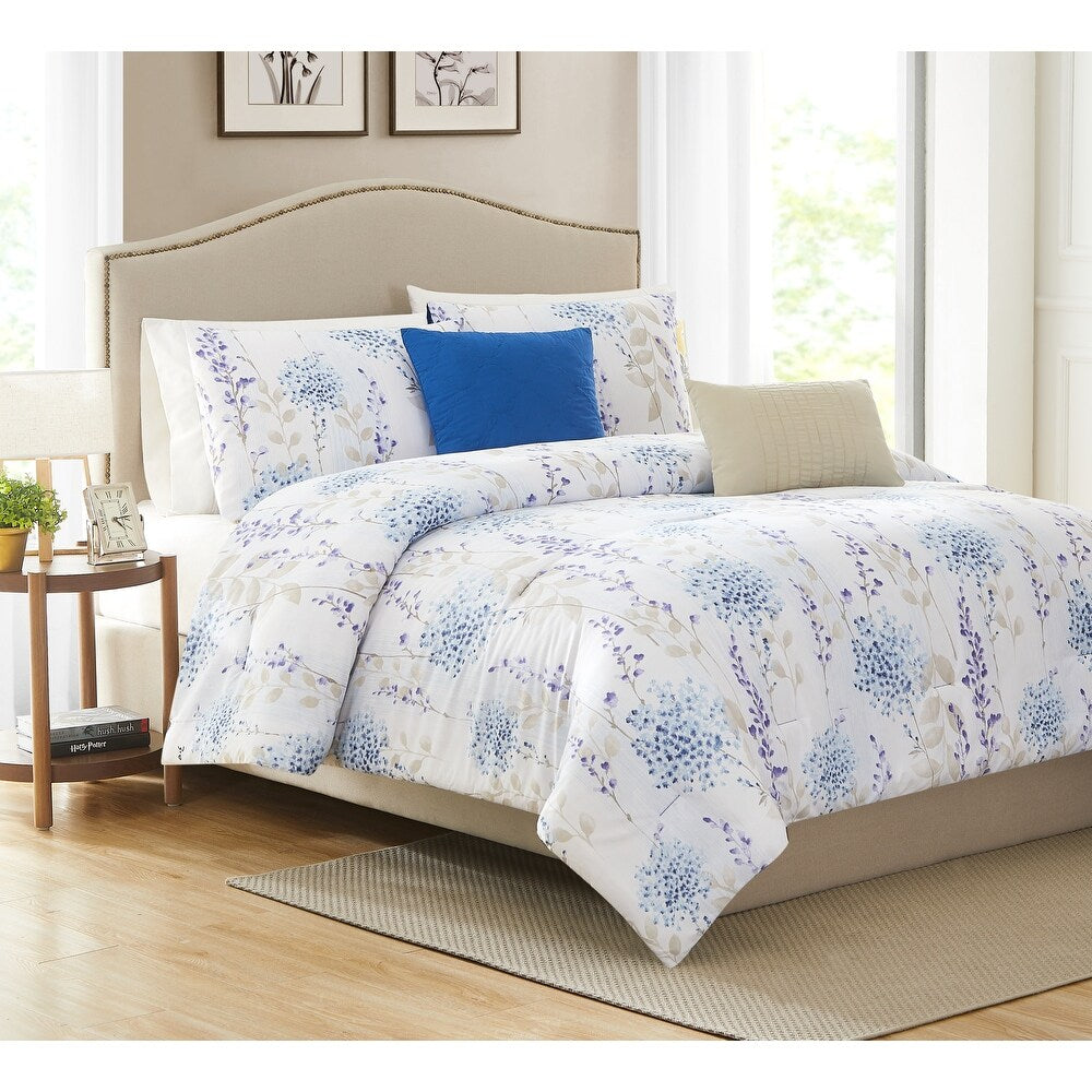 Danika 5pc Reversible Comforter Set - Linen Universe Co.