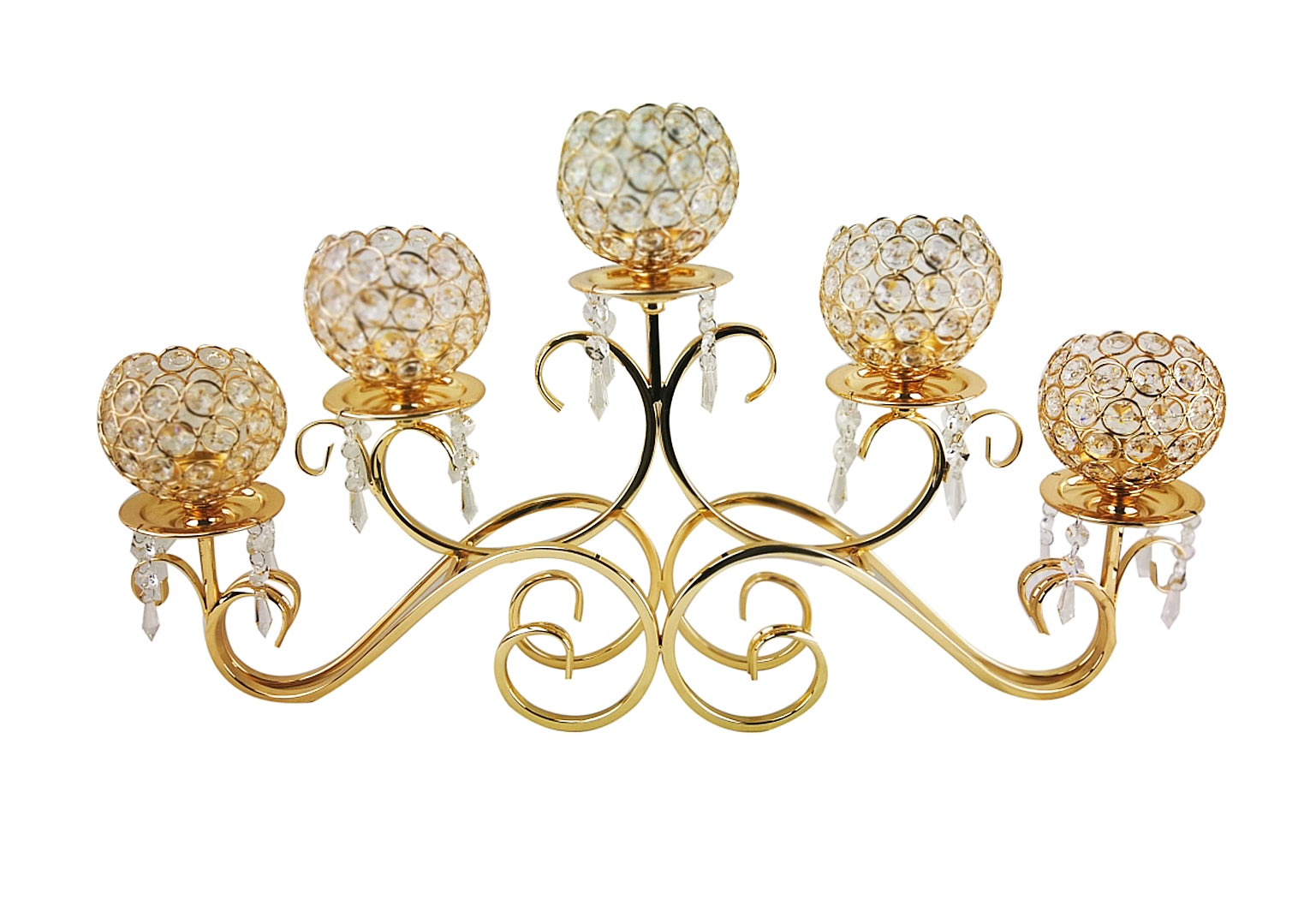 Candela Decorativa 15 x 7.5 Cm Oro - [8033113884665]