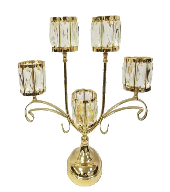 linyutech Candelabro Candela 'Oro Holdersmetal Candelsick Vaso di