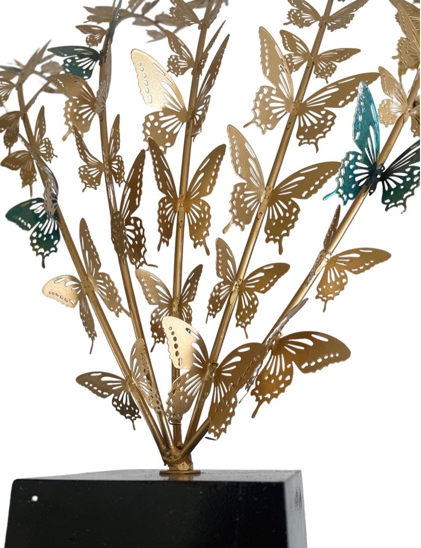 Linen Universe Decorative Wave Butterfly Sculpture - Linen Universe Co.