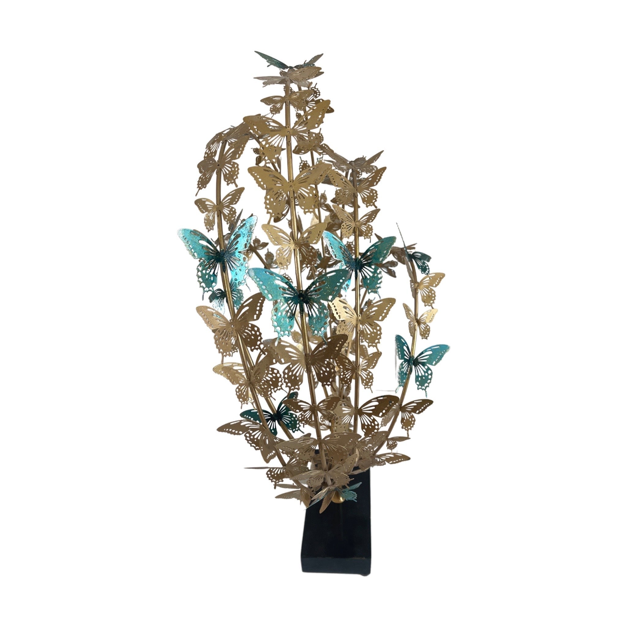 Linen Universe Decorative Round Butterfly Sculpture - Linen Universe Co.