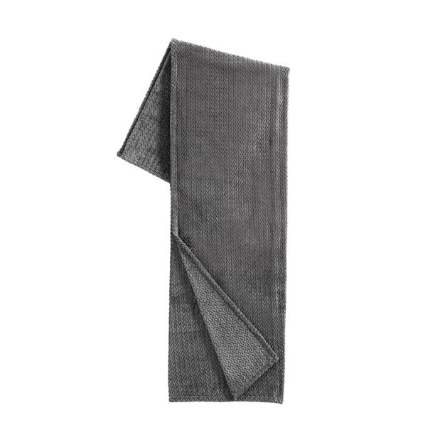 Ultra Soft & Plush Hypoallergenic Oversized Herringbone Textured Fleece Throw Blanket  50" x 60"